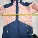 Veste de ski femme Halti Corinne W+ DX Ski Jacket rose corail/bleu marine taille FR 44+ (FIN/DE 42+, ITA 48+) — vue 5