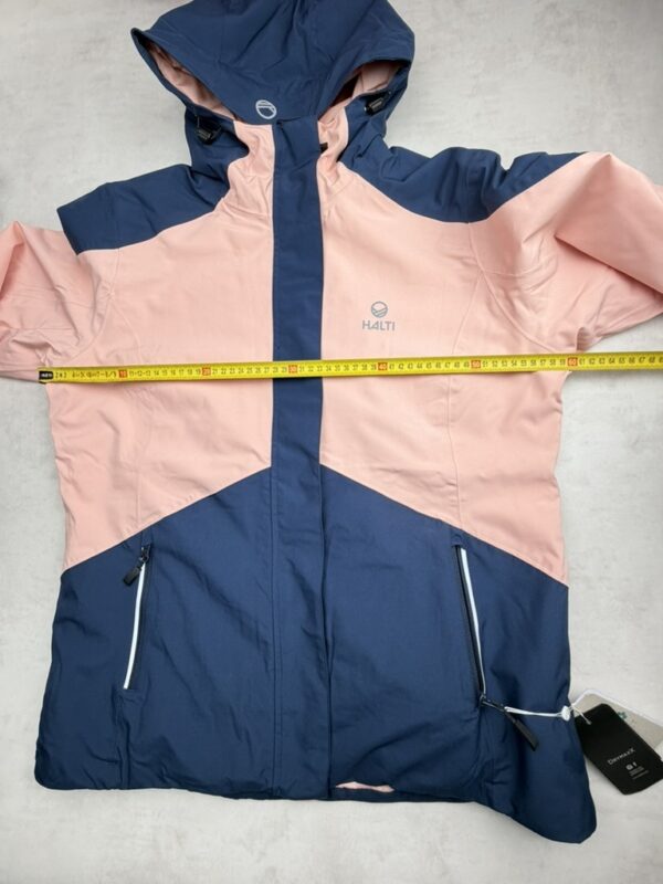 Veste de ski femme Halti Corinne W+ DX Ski Jacket rose corail/bleu marine taille FR 44+ (FIN/DE 42+, ITA 48+) — vue 5