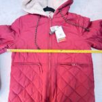 Veste matelassée à capuche Rip Curl Anoeta Quilted femme rouge foncé taille XS — vue 10