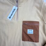 Polaire demi-zip Resteröds homme beige taille S — vue 3