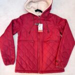Veste matelassée à capuche Rip Curl Anoeta Quilted femme rouge foncé taille XS — vue 5