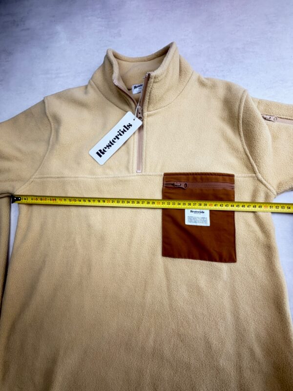 Polaire demi-zip Resteröds homme beige taille S — vue 7