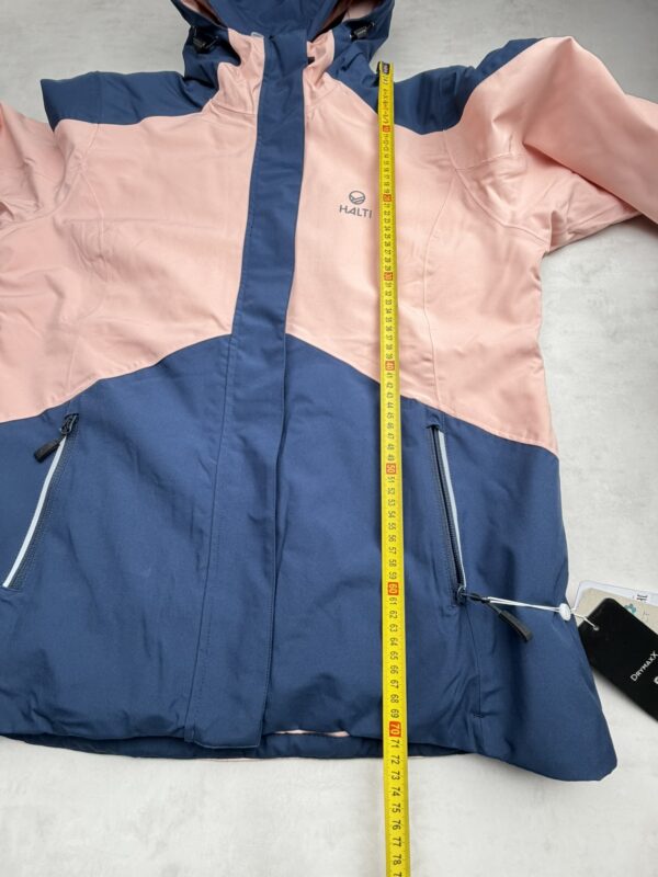 Veste de ski femme Halti Corinne W+ DX Ski Jacket rose corail/bleu marine taille FR 44+ (FIN/DE 42+, ITA 48+) — vue 14