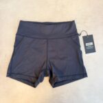 Short de sport Barbell Apparel STAYPUT CADET femme bleu marine taille XS — vue 2