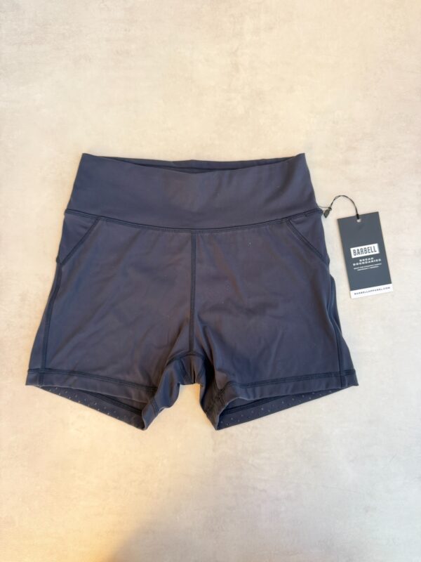 Short de sport Barbell Apparel STAYPUT CADET femme bleu marine taille XS — vue 2