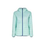 Doudoune à capuche réversible femme Rock Experience Golden Gate turquoise taille M