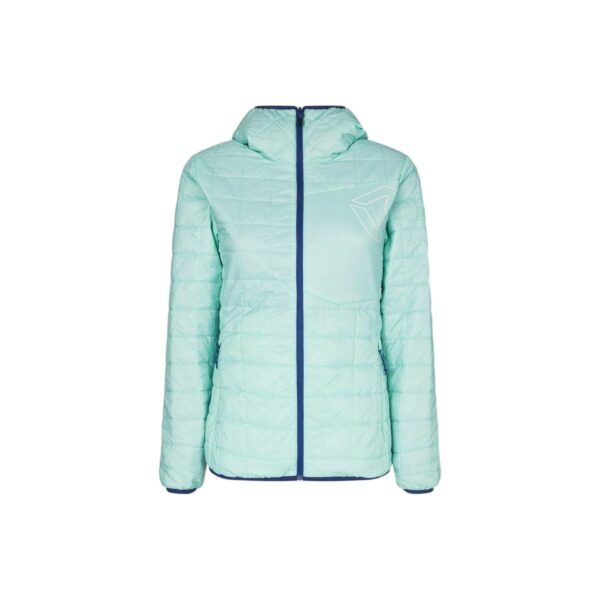 Doudoune à capuche réversible femme Rock Experience Golden Gate turquoise taille M