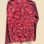 Maillot de cyclisme manches longues AGU Abstract Flower Jersey LS Essential Women Modica femme bordeaux taille XXL — vue 5