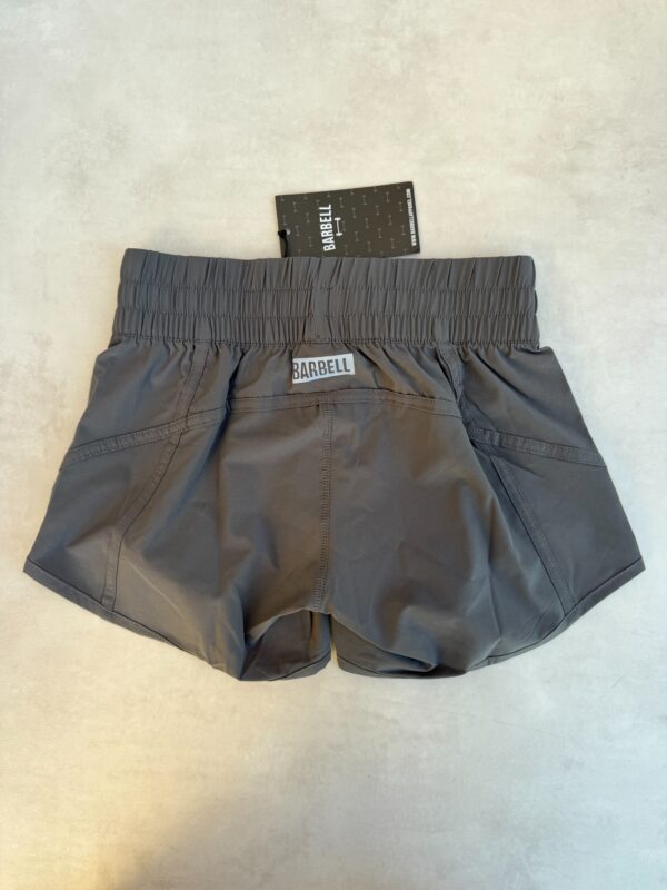 Short de running Barbell Sunrise Runner Short femme gris charbon taille XXS — vue 8