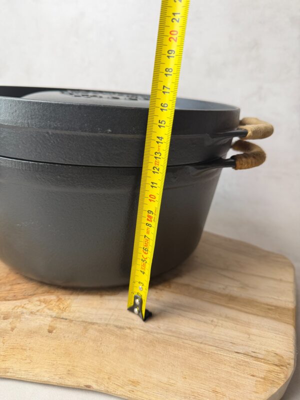 Cocotte doufeu avec couvercle Cousances unisexe noir taille 26 cm — vue 12
