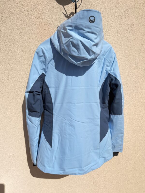 Veste de ski imperméable à capuche Halti Tahko W DX Ski Jacket femme bleu clair taille FR 38 (FIN/DE 36, ITA 42) — vue 4