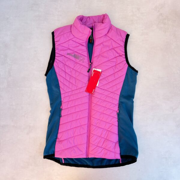 Gilet sans manches hybride matelassé Rock Experience Eco Manitoba Hybrid Woman Vest femme rose taille M — vue 2