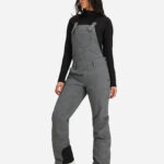 Salopette de ski isolée Obermeyer Malta Bib Overalls femme gris chiné taille FR 38 (US 6) — vue 11