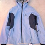 Veste de ski imperméable à capuche Halti Tahko W DX Ski Jacket femme bleu clair taille FR 38 (FIN/DE 36, ITA 42) — vue 5