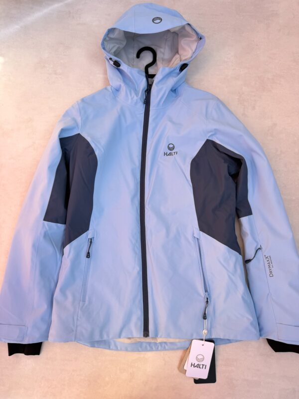 Veste de ski imperméable à capuche Halti Tahko W DX Ski Jacket femme bleu clair taille FR 38 (FIN/DE 36, ITA 42) — vue 5