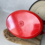 Cocotte ovale avec couvercle Cousances unisexe rouge taille 28 — vue 7