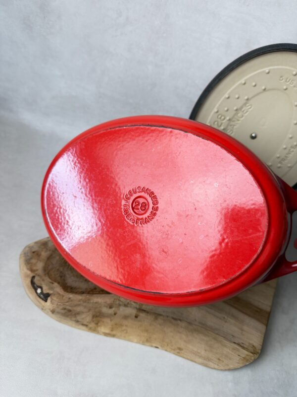 Cocotte ovale avec couvercle Cousances unisexe rouge taille 28 — vue 7
