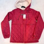 Veste matelassée à capuche Rip Curl Anoeta Quilted femme rouge foncé taille XS — vue 2
