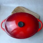 Cocotte ovale avec couvercle Cousances unisexe rouge taille 28 — vue 14