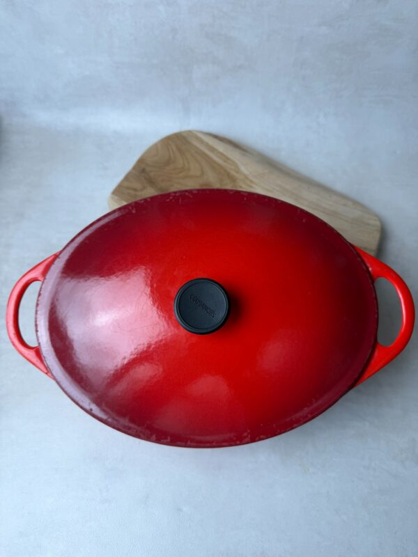Cocotte ovale avec couvercle Cousances unisexe rouge taille 28 — vue 14