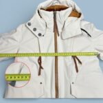Veste de ski en duvet Obermeyer Menbel Down Jacket femme beige écru taille FR 36 (US 4) — vue 5