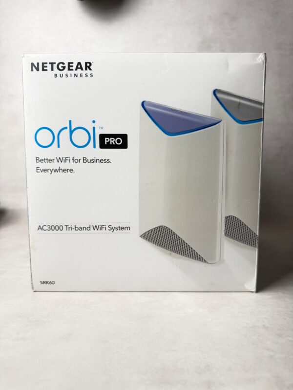 Système WiFi mesh professionnel Netgear Orbi Pro SRK60-100EUS blanc/bleu — vue 2