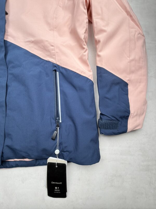 Veste de ski femme Halti Corinne W+ DX Ski Jacket rose corail/bleu marine taille FR 44+ (FIN/DE 42+, ITA 48+) — vue 11