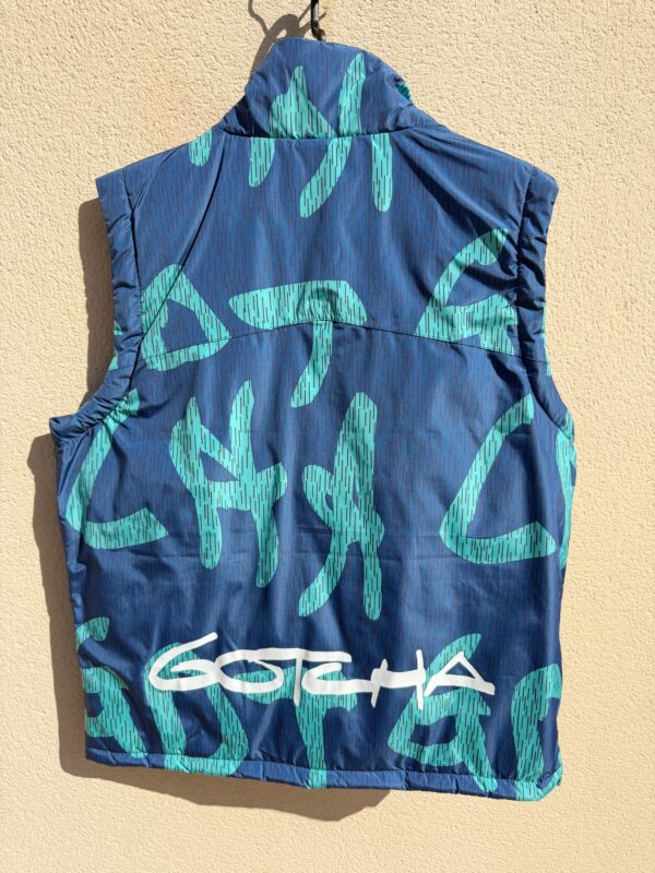 Gilet matelassé sans manches Gotcha homme bleu marine taille M — vue 3
