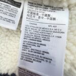 Veste camionneur doublée sherpa Levi's homme beige taille XL — vue 9