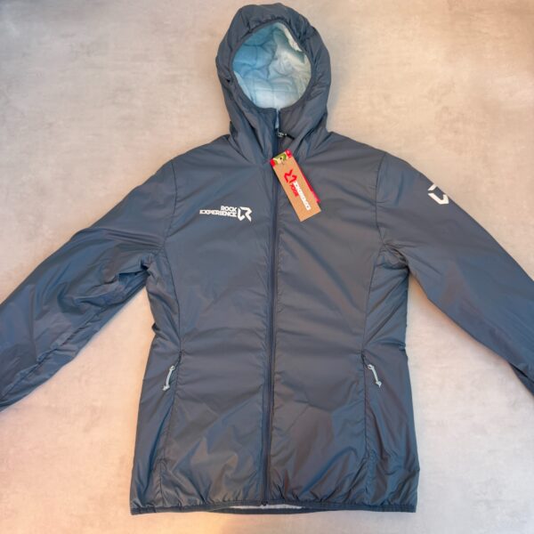 Veste matelassée réversible à capuche Rock Experience Golden Gate Hoodie Padded Woman Jacket femme bleu clair taille M — vue 13
