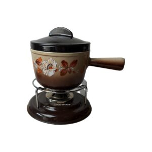 Service à fondue Nomar marron
