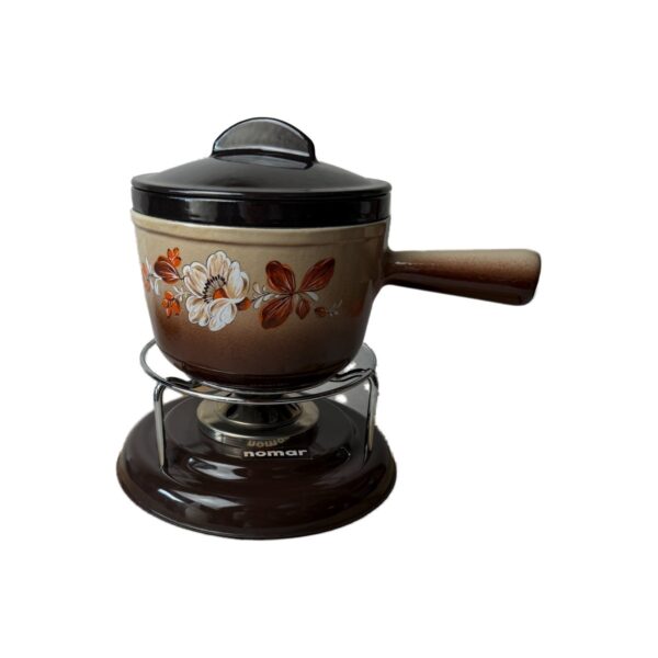 Service à fondue Nomar marron