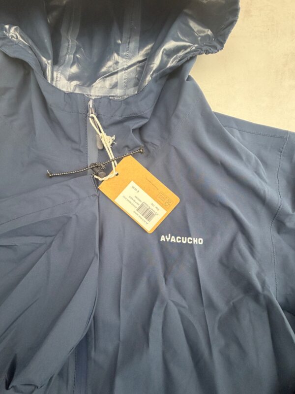 Veste de pluie à capuche Ayacucho AYA Rain Jacket bleu marine taille 176 — vue 13