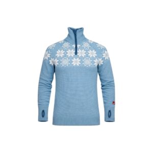 Pull à col zippé Ulvang Rav Kiby WS femme bleu fumé taille XXL