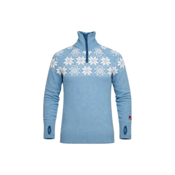 Pull à col zippé Ulvang Rav Kiby WS femme bleu fumé taille XXL
