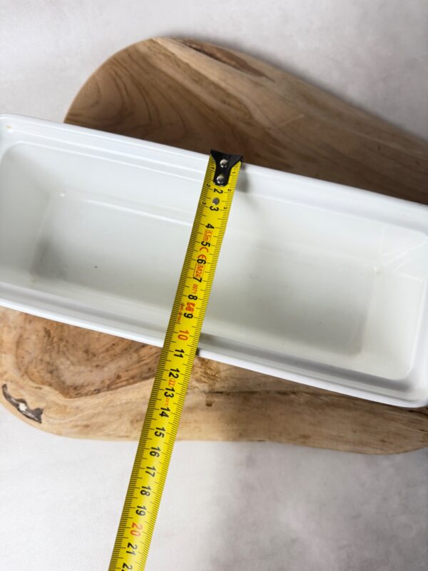 Terrine rectangulaire à couvercle Le Creuset blanc taille 28 — vue 13