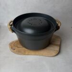 Cocotte doufeu avec couvercle Cousances unisexe noir taille 26 cm — vue 2