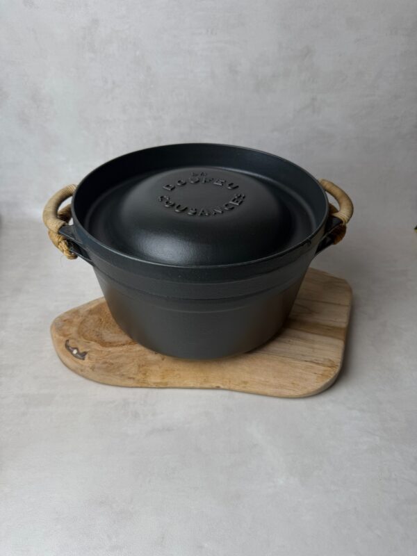 Cocotte doufeu avec couvercle Cousances unisexe noir taille 26 cm — vue 2