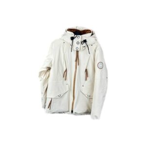 Veste de ski en duvet Obermeyer Menbel Down Jacket femme beige écru taille FR 36 (US 4)