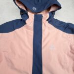Veste de ski femme Halti Corinne W+ DX Ski Jacket rose corail/bleu marine taille FR 44+ (FIN/DE 42+, ITA 48+) — vue 7