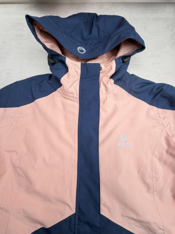 Veste de ski femme Halti Corinne W+ DX Ski Jacket rose corail/bleu marine taille FR 44+ (FIN/DE 42+, ITA 48+) — vue 7