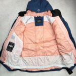 Veste de ski femme Halti Corinne W+ DX Ski Jacket rose corail/bleu marine taille FR 44+ (FIN/DE 42+, ITA 48+) — vue 3