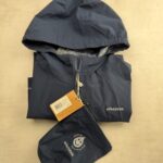 Veste de pluie à capuche Ayacucho AYA Rain Jacket bleu marine taille 176 — vue 11
