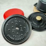 Lot de 3 mini cocottes avec couvercles Staub multicolore taille 10 cm — vue 6