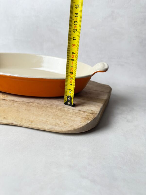 Plat à gratin ovale Le Creuset orange taille 28 — vue 10
