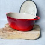 Cocotte ovale avec couvercle Cousances unisexe rouge taille 28 — vue 6