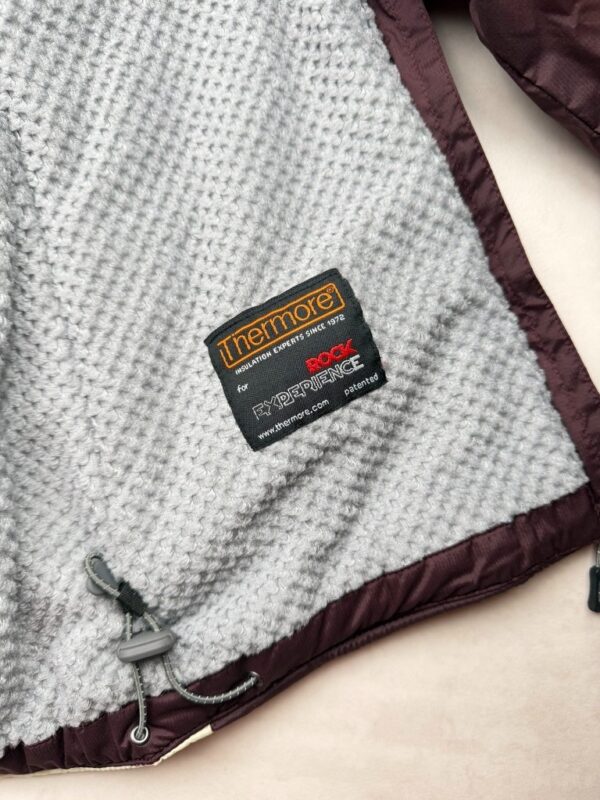 Veste technique matelassée à capuche Rock Experience Ace Padded Woman Jacket femme bordeaux taille M — vue 5