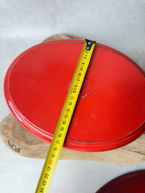 Cocotte ovale avec couvercle Cousances unisexe rouge taille 28 — vue 12