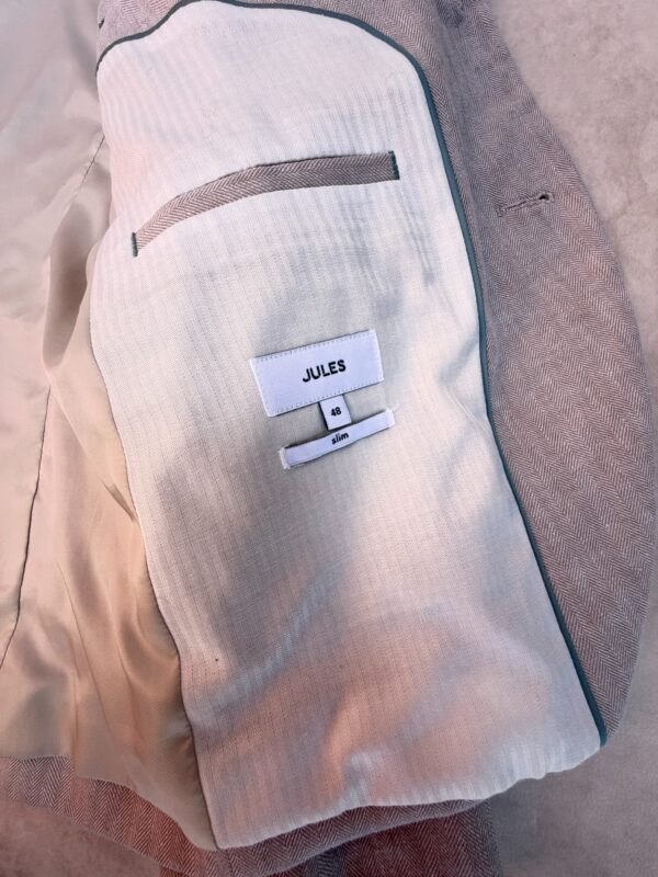 Veste de costume Jules homme beige clair taille 48 — vue 5