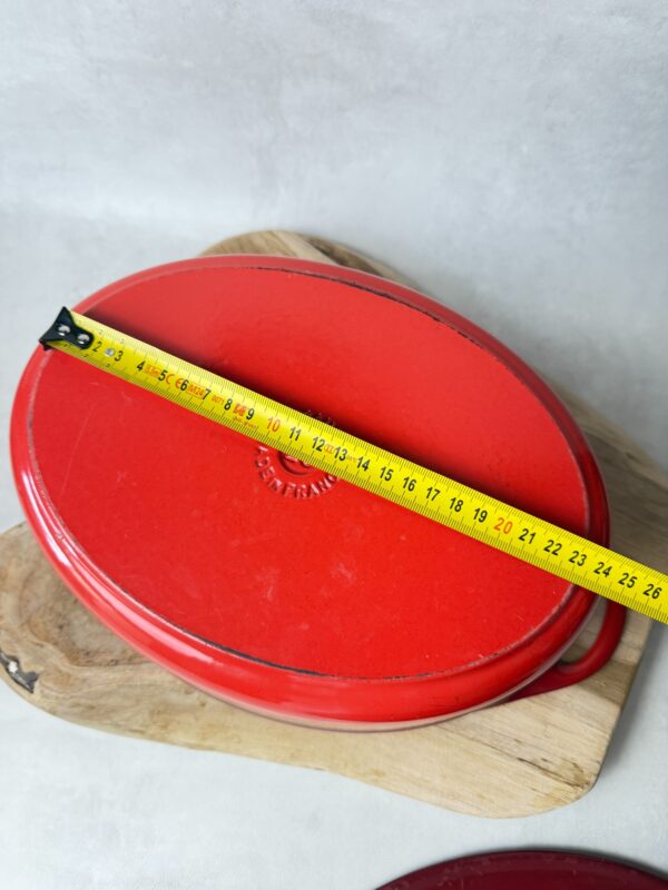 Cocotte ovale avec couvercle Cousances unisexe rouge taille 28 — vue 11